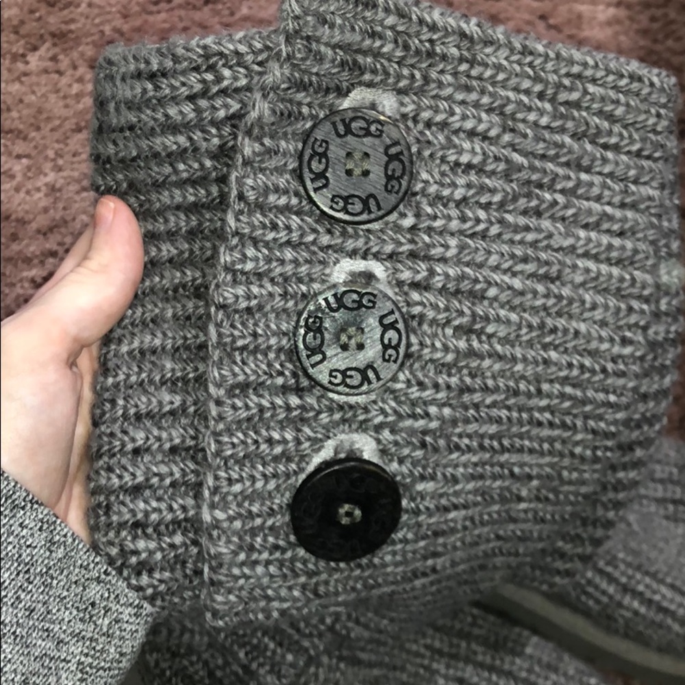 Knit Gray Uggs - image 3